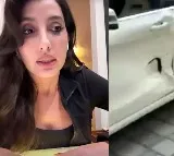 Nora Fatehi Car Accident in Mumbai Minor Injuries Reported
