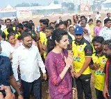 Nara Brahmani Inaugurates MPL Season 4 at Nara Lokesh Sports Ground