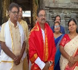 V Narayanan ISRO Chairman Visits Tirumala Ahead of Bluebird Block 2 Launch