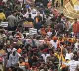 Protest at Bangladesh High Commission in Delhi Over Deepu Chandra Das Killing