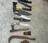 Hyderabad Police raid houses of history-sheeters, seize knives