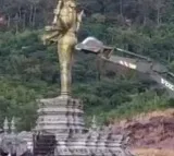 Lord Vishnu Statue Destroyed In Cambodia Allegedly By Thailand
