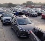 Hyderabad Vijayawada Highway Traffic Jam
