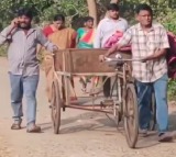 Corpse of elderly woman transported on Garbage Ricshaw In Manyam District
