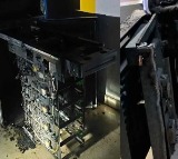 Nizamabad SBI DCB ATMs Robbed Using Gas Cutter
