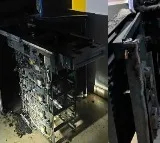 Nizamabad SBI DCB ATMs Robbed Using Gas Cutter