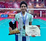 Surya Charishma congratulated by CM Chandrababu for badminton gold