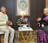 Chandrababu Naidu Meets Union Minister Nirmala Sitharaman at Airport
