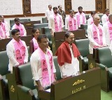 Revanth Reddy Greets KCR at Telangana Assembly