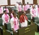 Revanth Reddy Greets KCR at Telangana Assembly