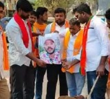 YouTuber Anvesh Effigy Burnt Over Hindu Sentiments