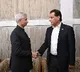 S Jaishankar and Pakistan Speaker Handshake in Dhaka