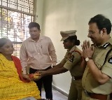Sajjanar Visits Old Age Home and Pavala Syamala on New Year