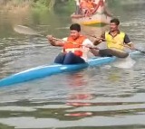 Konaseema Collector Mahesh Kumar Boat Capsizes During Godavari Boat Race Trial