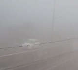 Hyderabad Fog Causes Traffic Jams Near City Outskirts