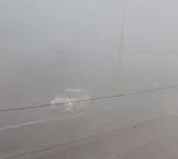 Hyderabad Fog Causes Traffic Jams Near City Outskirts