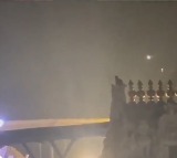 Kattadi Tirupati Drunk Man Climbs Tirupati Temple Gopuram