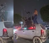 Noida Traffic Police Fines Youths Rs 67000 for Dancing on Car Roof