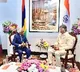 Chandrababu Naidu Meets Mauritius President Dharam Beer Gokool