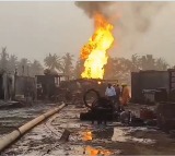 ONGC Gas Blowout in Konaseema Fires Still Raging