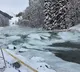 China Xinjiang Snow Tsunami Overwhelms Frozen River