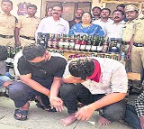 Adulterated Liquor Racket Exposed by Excise Police in Hyderabad