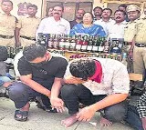 Adulterated Liquor Racket Exposed by Excise Police in Hyderabad