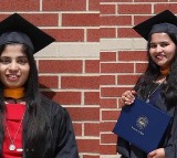 Meghana and Bhavana Bodies of friends reach Mulkanoor after US tragedy