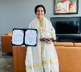 Nara Bhuvaneswari Receives Prestigious Award CM Chandrababu Responds