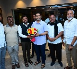 Nara Lokesh Receives Grand Welcome in Shirdi See Photos