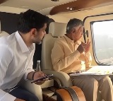 Chandrababu Naidu Conducts Aerial Survey of Suryalanka Beach Development