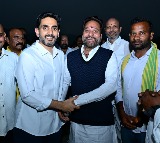 Nara Lokesh Arrives in Naravaripalle for Sankranti Celebrations