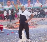 Ambati Rambabu Celebrates Bhogi Festival with Dance