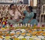 Visakha Family Hosts Son In Law a Grand Feast with 290 Dishes