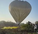 Telangana Tourism Hot Air Balloon Landing Incident in Hyderabad