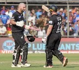 Daryl Mitchell Glenn Phillips Centuries Set India Challenging Target