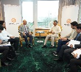 Chandrababu Naidu meets Indian Ambassador Mridul Kumar in Switzerland