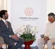 Chandrababu Naidu Meets UAE Economic Minister in Davos