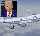 Donald Trump Air Force One returns after technical issue