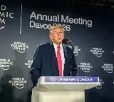 Trump praises Egypt, claims Gaza calm, warns Iran at Davos event