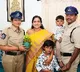 Jayasanthi Meets Home Minister Anitha with Family in Vijayawada