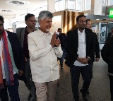 Chandrababu Naidu Returns Home After Davos Trip