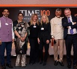 Smriti Irani Attends Time 100 Dinner with Chandrababu Naidu