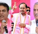 KCR Meeting with KTR Harish Rao at Farmhouse