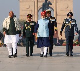 PM Modi's maroon Pagdi steals spotlight on 77th Republic Day