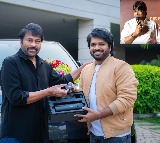 Anil Ravipudi receives car gift from Chiranjeevi Harish Shankars Funny Tweet