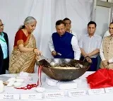 Nirmala Sitharaman prepares Halwa for Budget