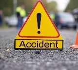 One killed as two truck containers catch fire after collision in Andhra