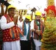 Central ministers Jural Oram, Kishan Reddy participate in Medaram tribal fair