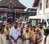 Indian cricket team visits Sree Padmanabhaswamy Temple ahead of T20I series finale in Kerala
